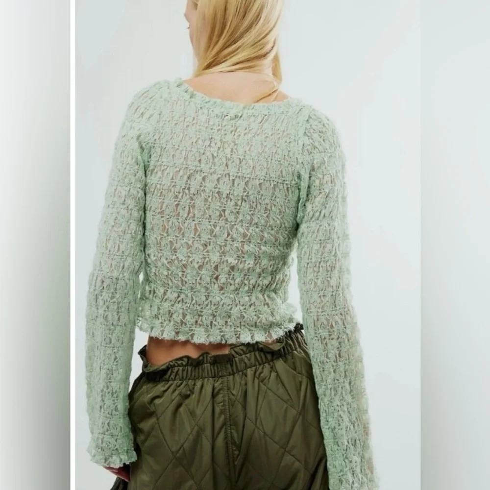Free‎ People Lace Sheer Top